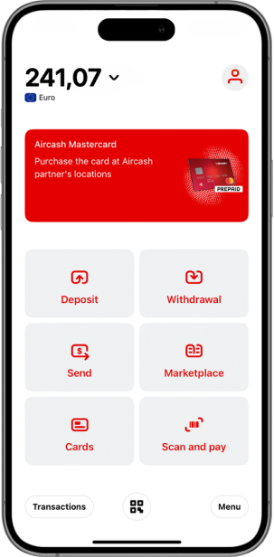 Get a reward for every friend who joins Aircash!