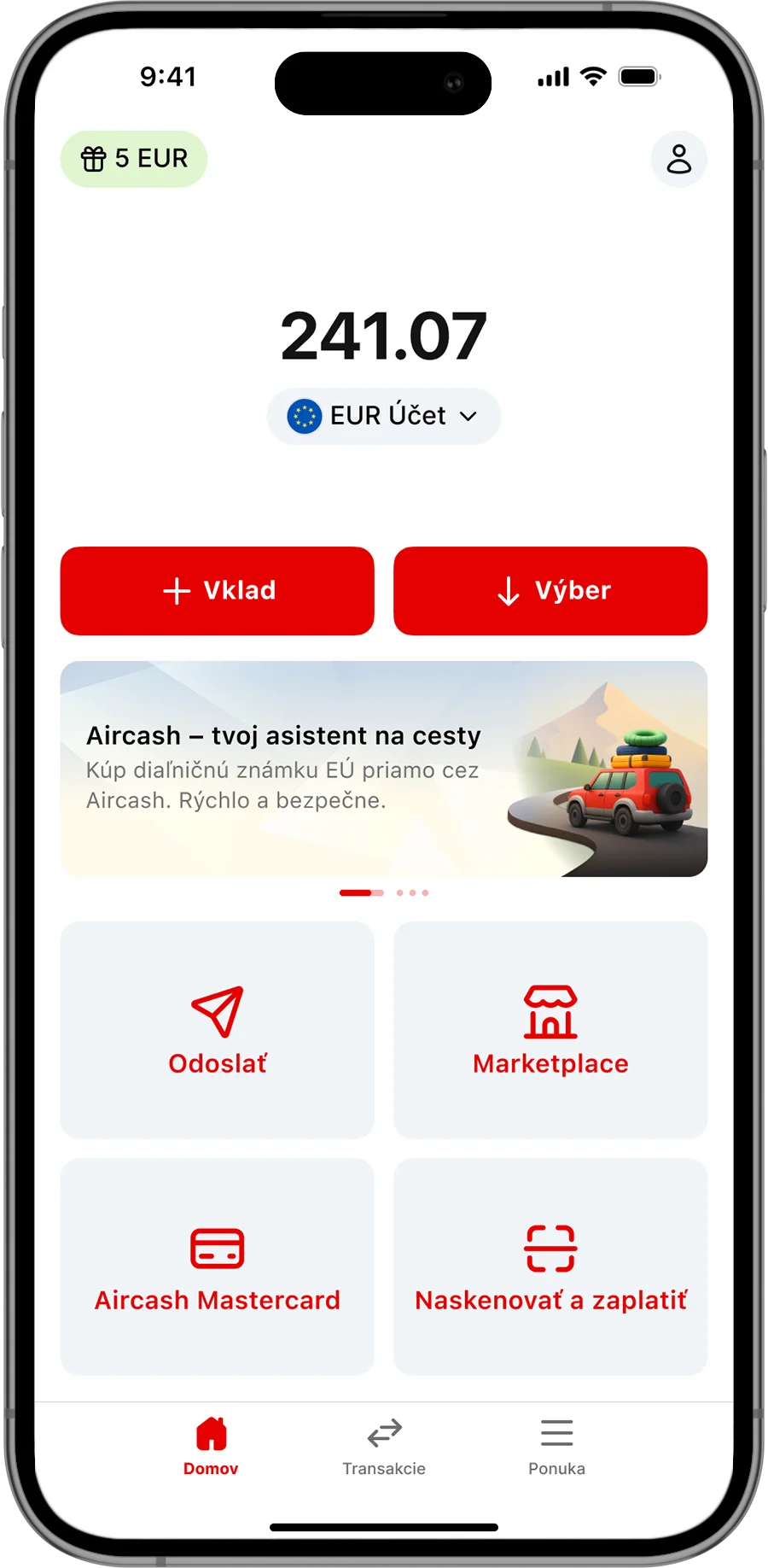 Travel with Aircash