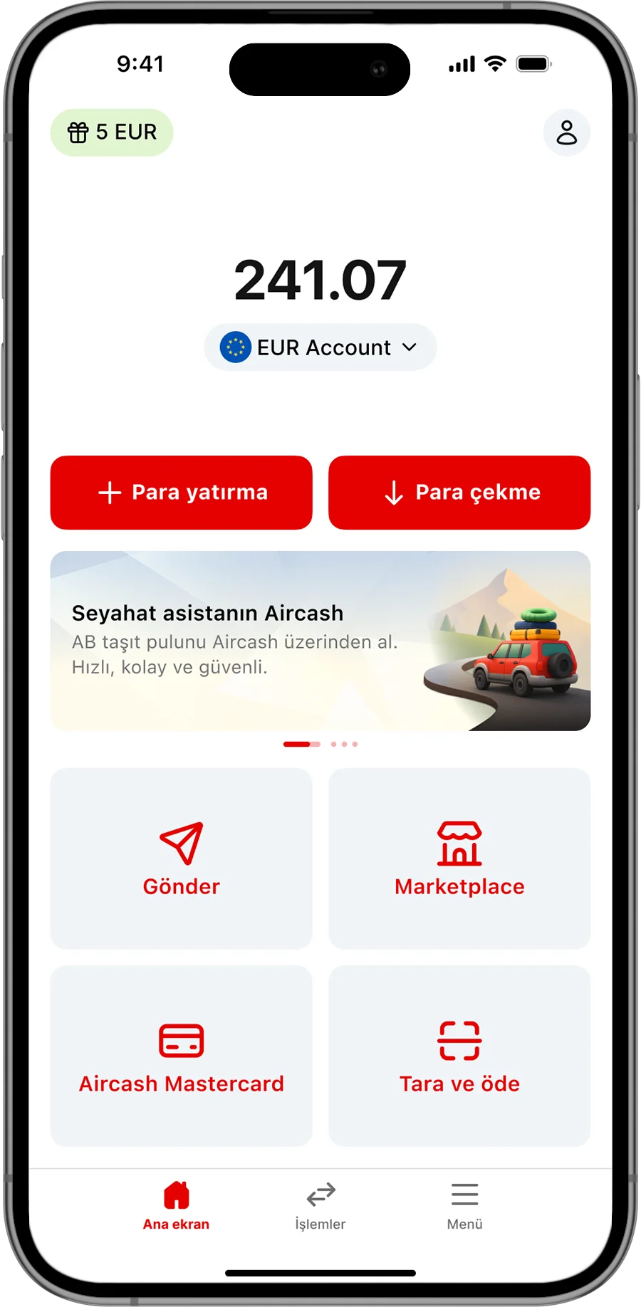 Travel with Aircash
